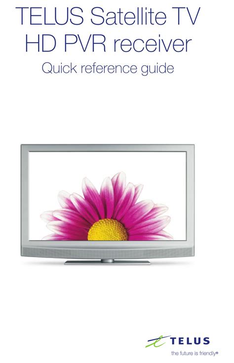 telus satellite tv user guide.